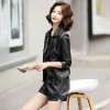 New fashionable and elegant plus-size women's clothing for spring, autumn and winter 2022, including sheepskin jackets and short leather jackets Application Scenario